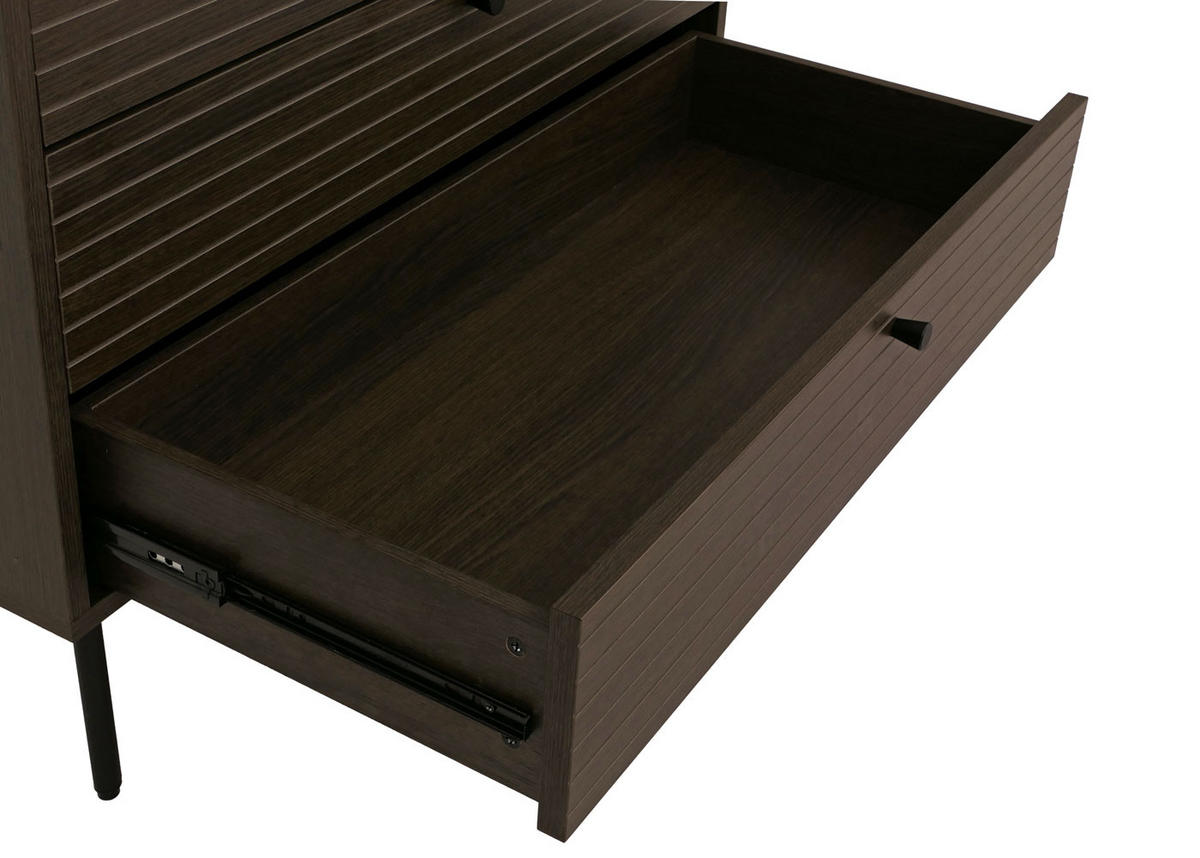 KOMMODE Dunkelbraun - Dunkelbraun, Holz (40/80/85cm) - MCW