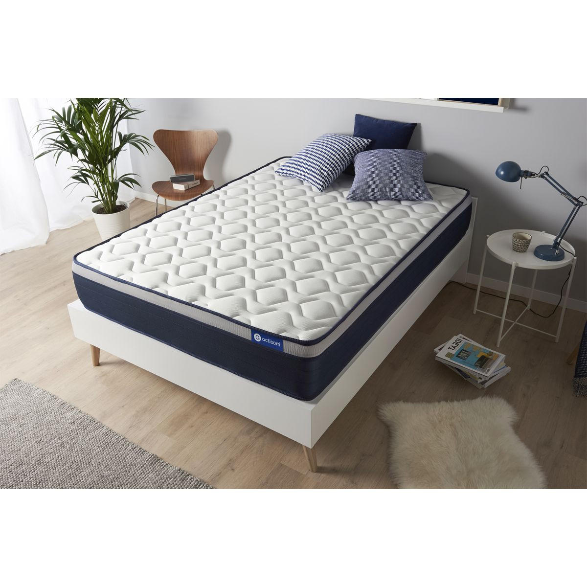 MATRATZE Actimemo max Memory-Schaum 180 x 200 cm h3 - Weiß, Textil (180/200cm) - ACTISOM