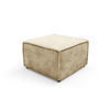 POLSTERHOCKER TESSO Modern Sitzhocker, Fußhocker Beige - Beige, Holzwerkstoff/Kunststoff (76/41/76cm) - MASSENO
