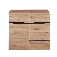 KOMMODE Manresa-36 - Braun, Holzwerkstoff (90/82/38cm) - Lomado