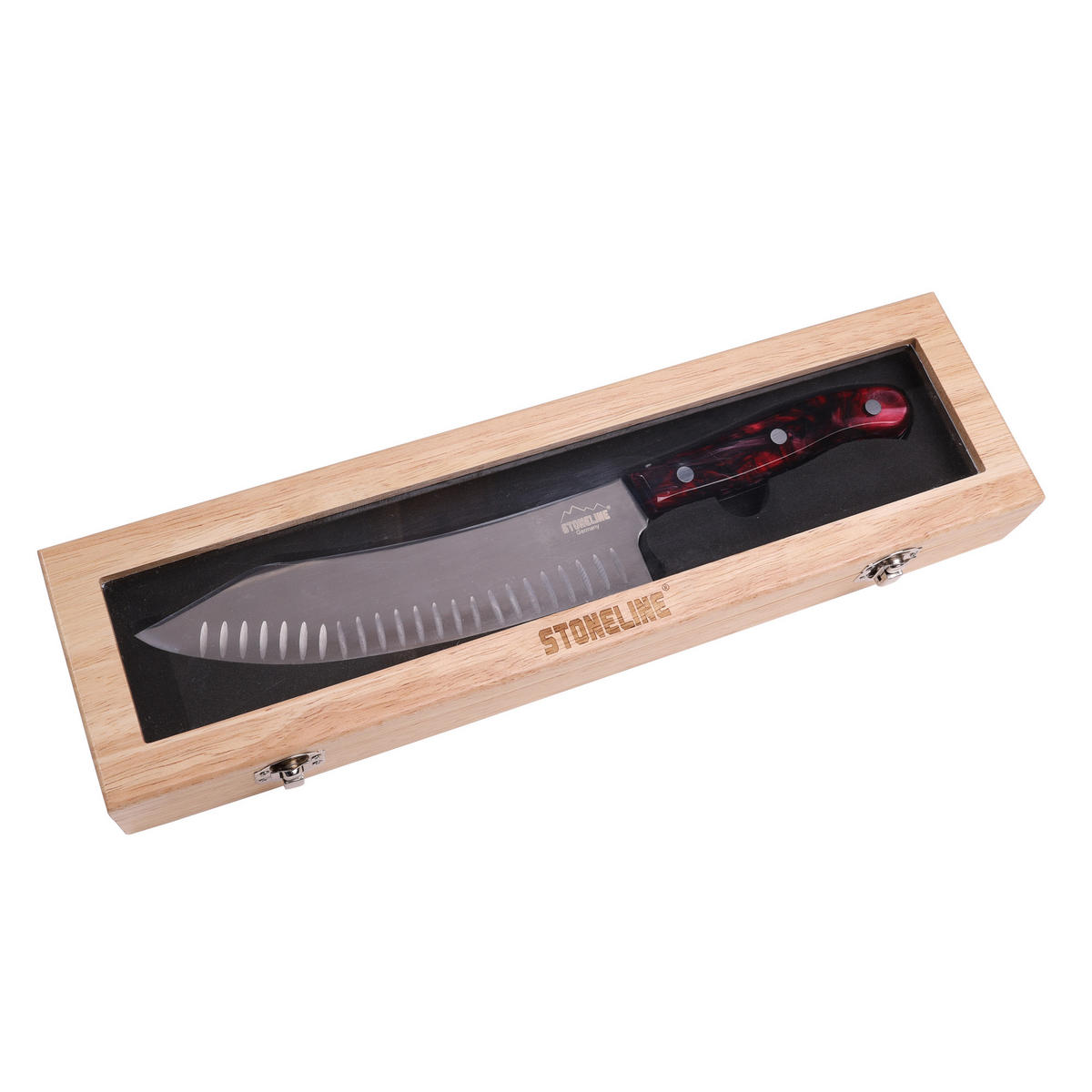 CHEFMESSER - Schwarz, Metall (33cm) - Stoneline