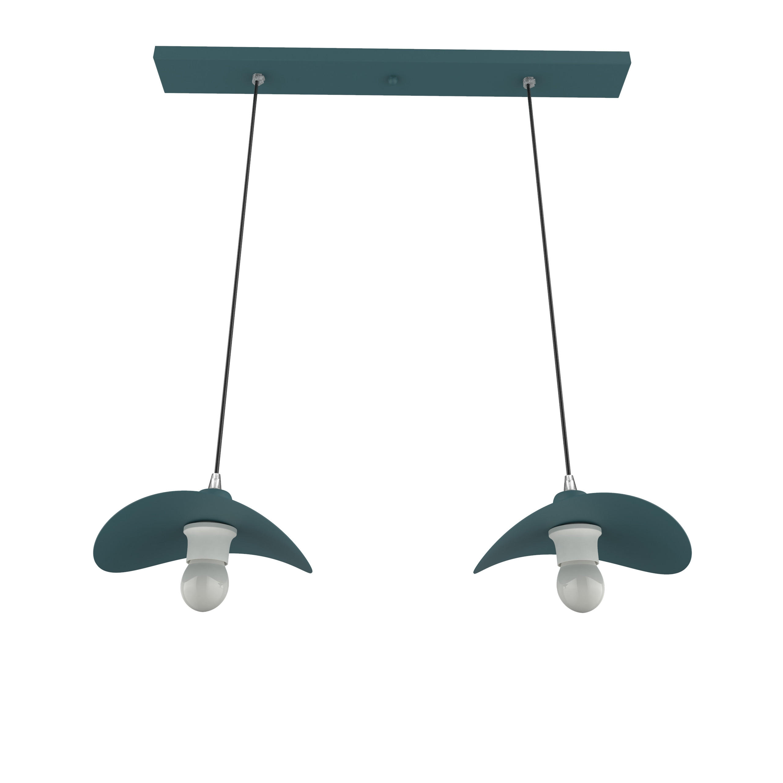 HÄNGELEUCHTE - Blau, Metall (25/30/120cm) - Lumicom