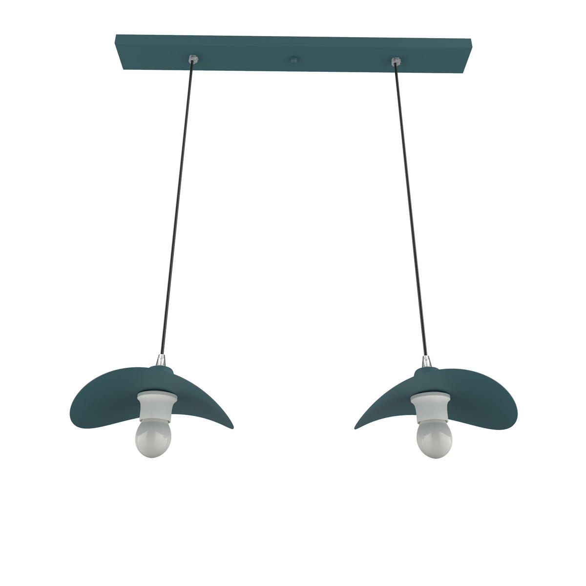 HÄNGELEUCHTE - Blau, Metall (25/30/120cm) - Lumicom