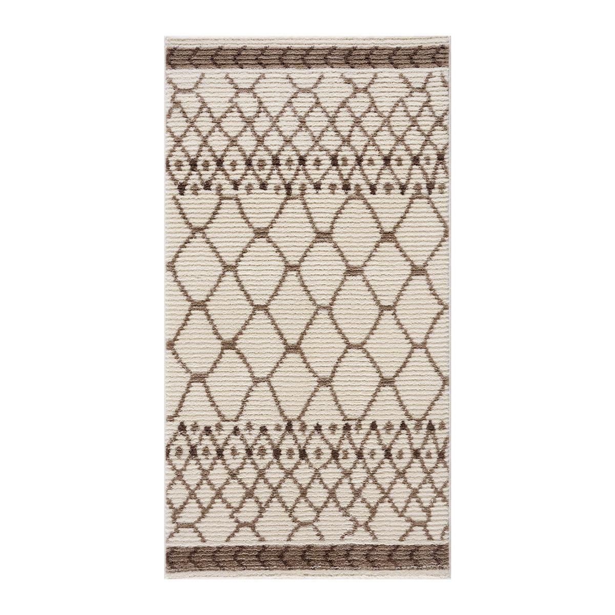KURZFLOR-TEPPICH April 2312 Creme 80x300 cm - Creme, Textil (80/300cm) - carpet city