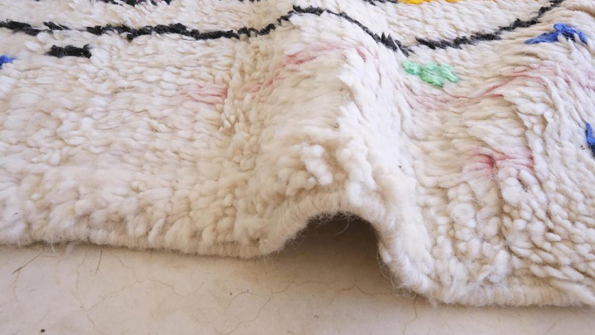 BERBERTEPPICH marokkanisch aus Wolle Pop 200x 300 cm - Multicolor, Naturmaterialien (200/300cm) - AFK Living