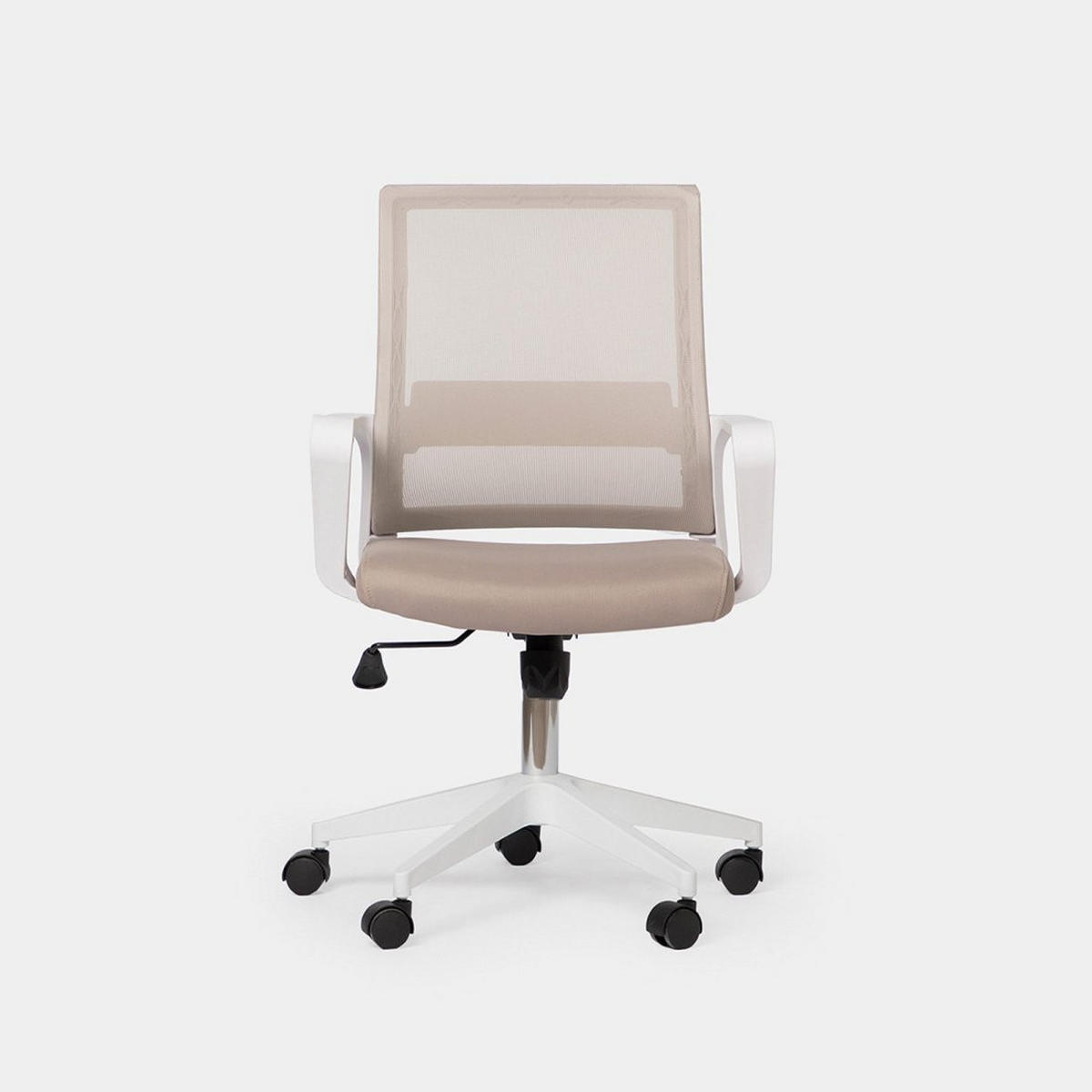 SCHREIBTISCHSTUHL Sayla Beige 60 cm x 95-105 cm - Beige, Kunststoff (60/95/60cm) - Klast Home