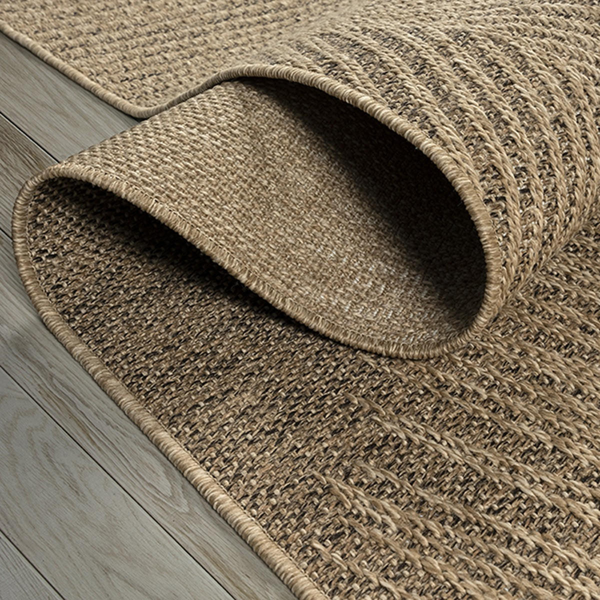 FLACHWEBTEPPICH Floral CORDEV Polypropylen Natur 160 x 230 cm - Beige, Textil (160/230cm) - KADIMA DESIGN