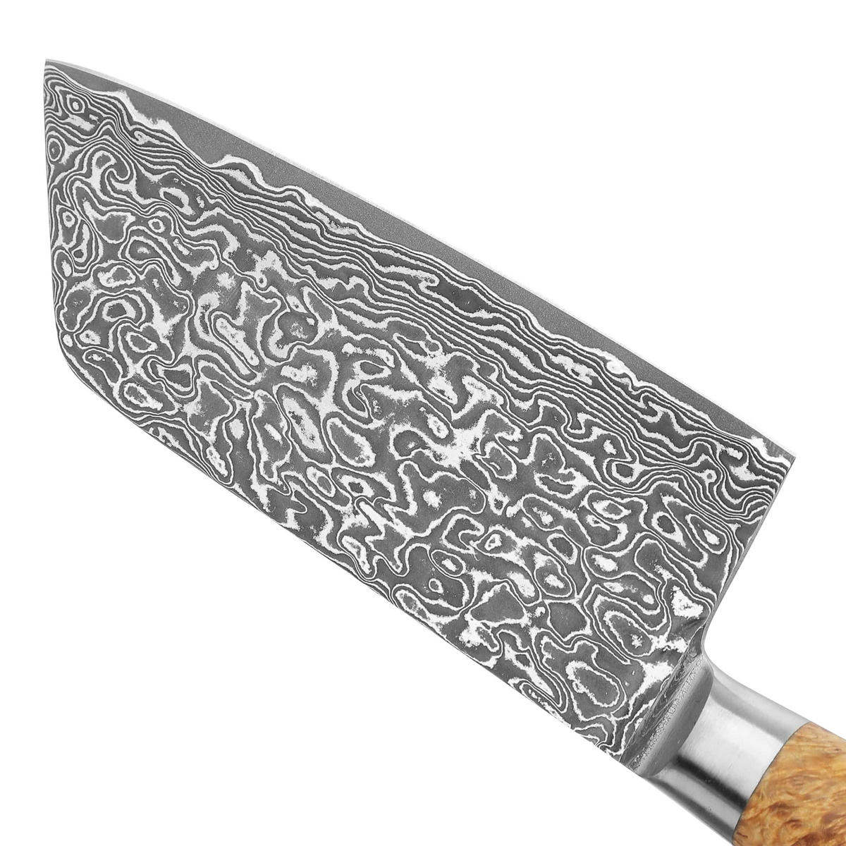 NAKIRIMESSER 16 cm - Birkefarben, Holz/Metall (30cm) - Zayiko