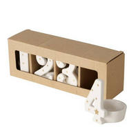 ADVENTSKERZENHALTER Numero - Weiß, Keramik (6/8.5cm) - Boltze Home