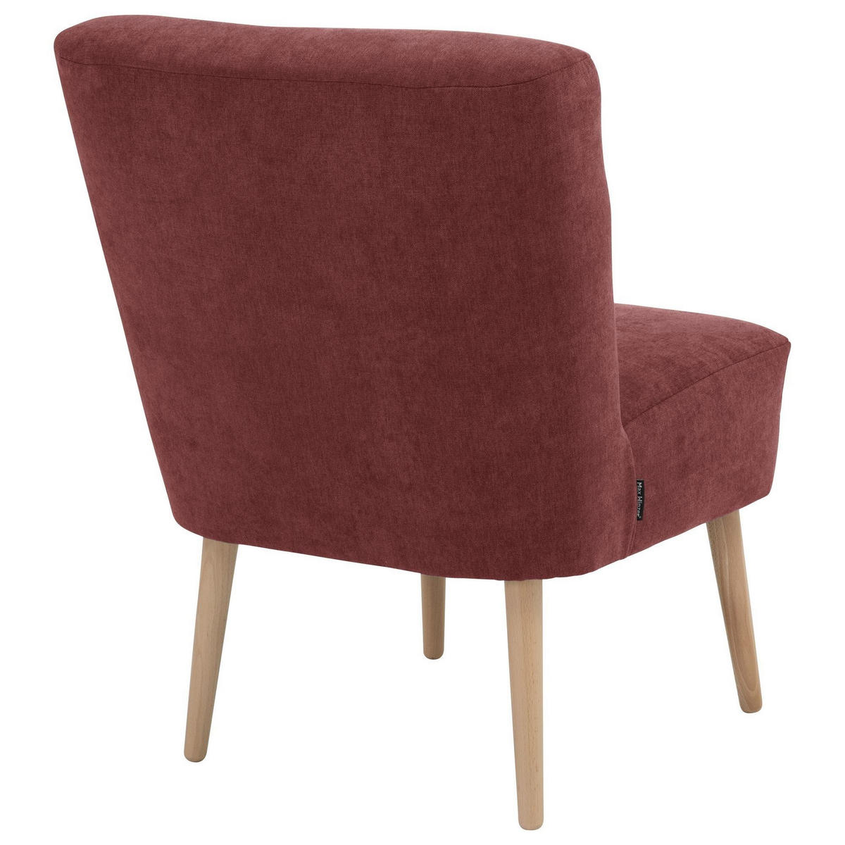 SESSEL Kamle Bezug Flachgewebe Buche natur / rot - Rot, Kunststoff (68/78/58cm) - 58aufmkessel