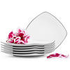 DESSERTTELLER CARLINA 6-tlg - Weiß, Keramik (19cm) - KONSIMO®