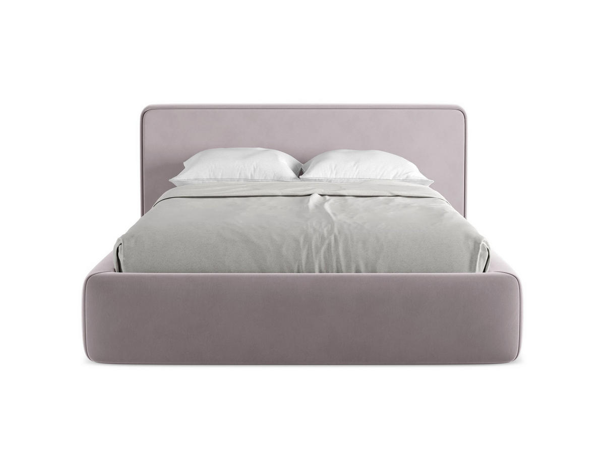 POLSTERBETT mit Bettkasten und Lattenrost 180x225 Violett - Lila/Flieder, Kunststoff/Textil (140/200cm) - Makamii