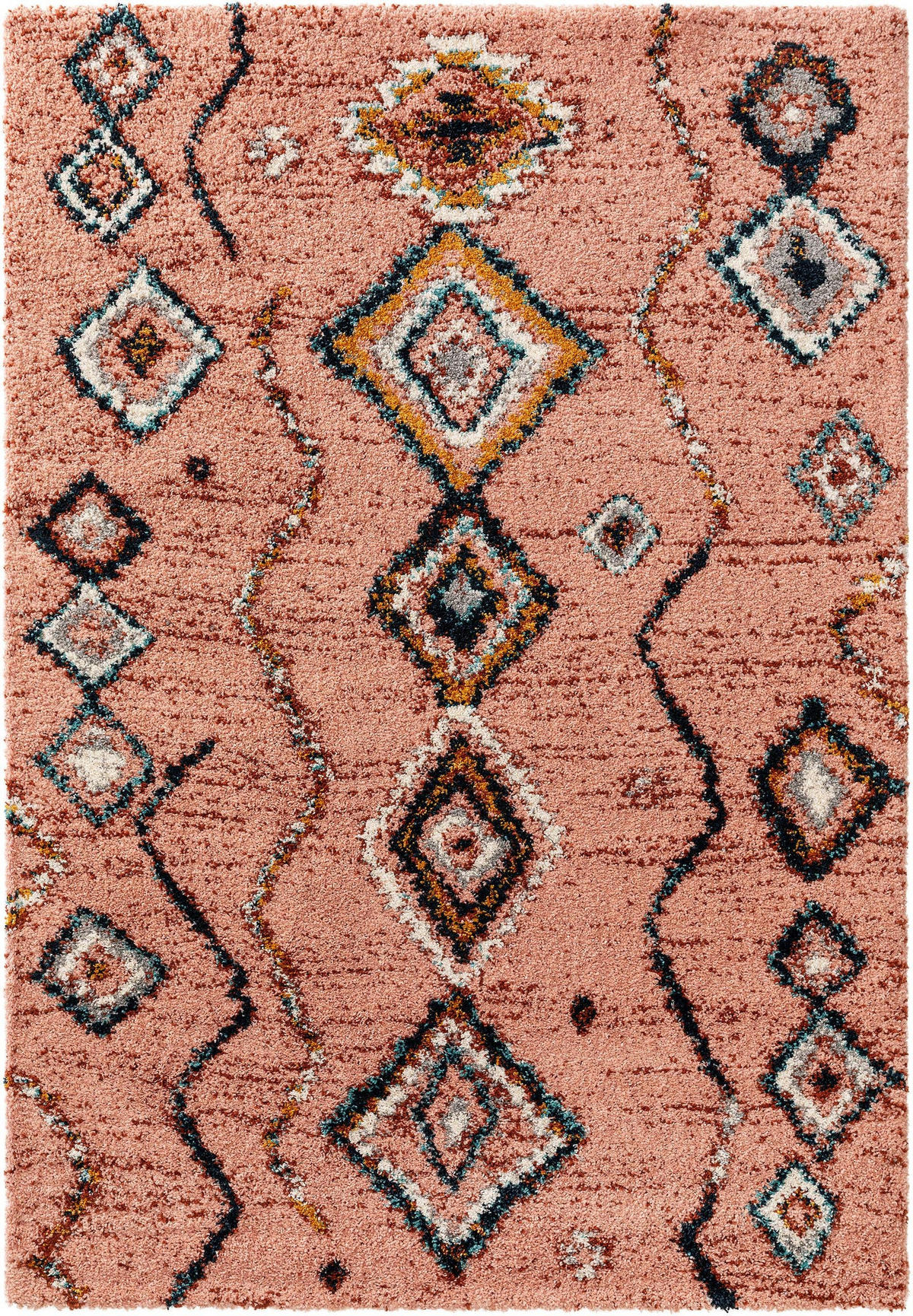 HOCHFLORTEPPICH Gobi Rosa 80x150 cm - Rosa, Textil (80/150cm) - benuta Nest