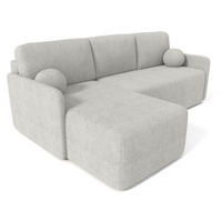 ECKSOFA Grau BLUMEN Boucle Universal - Grau, Textil (212/142cm) - Sepro Meble