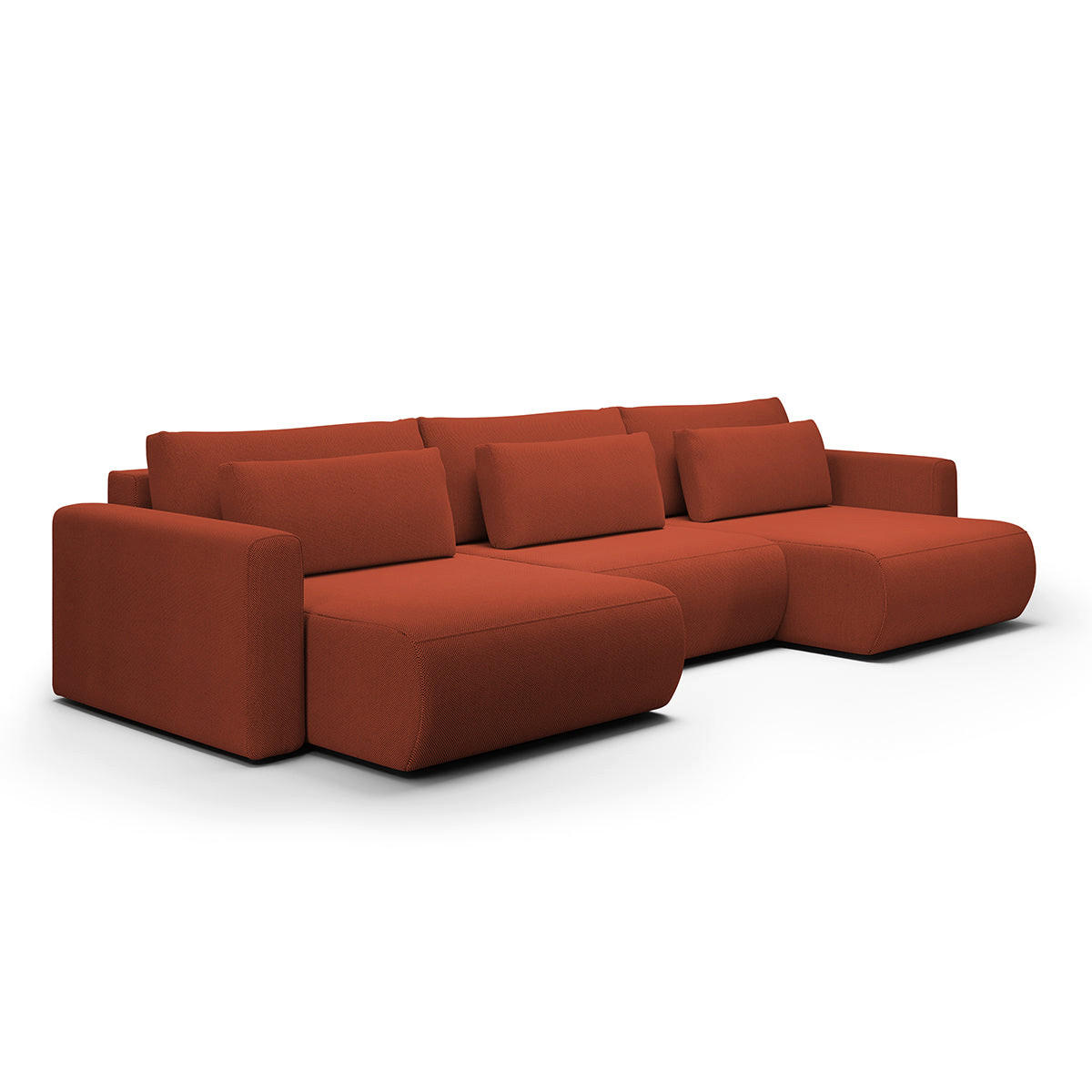 Petits-meubles Panoramasofa Orange 340x82x149 cm