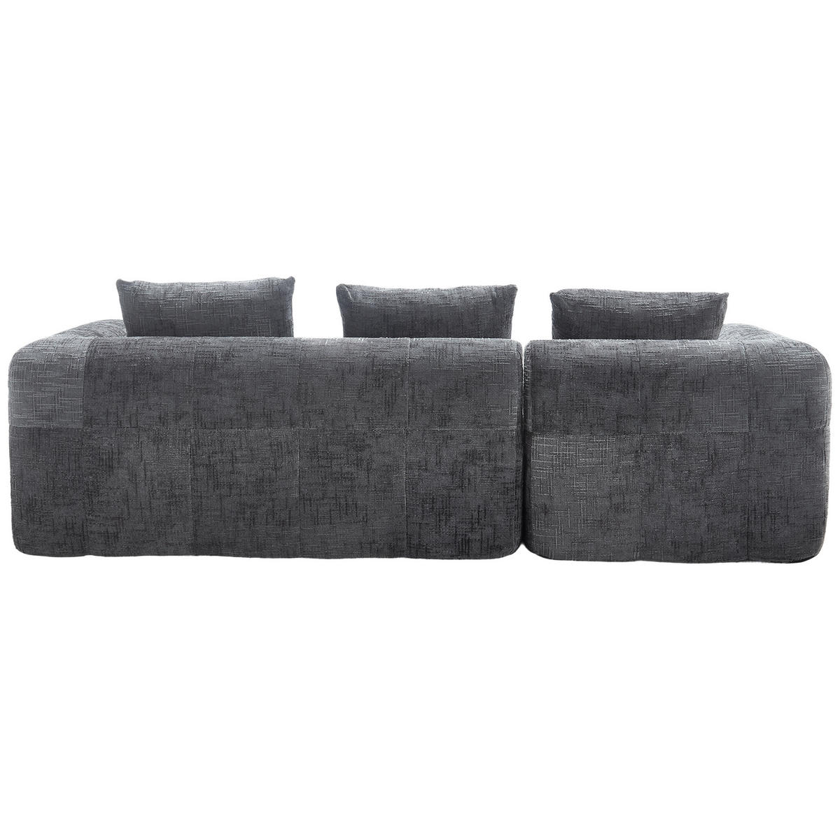 ECKSOFA 250/158/60 cm Grau - Grau, Textil (158/250cm)