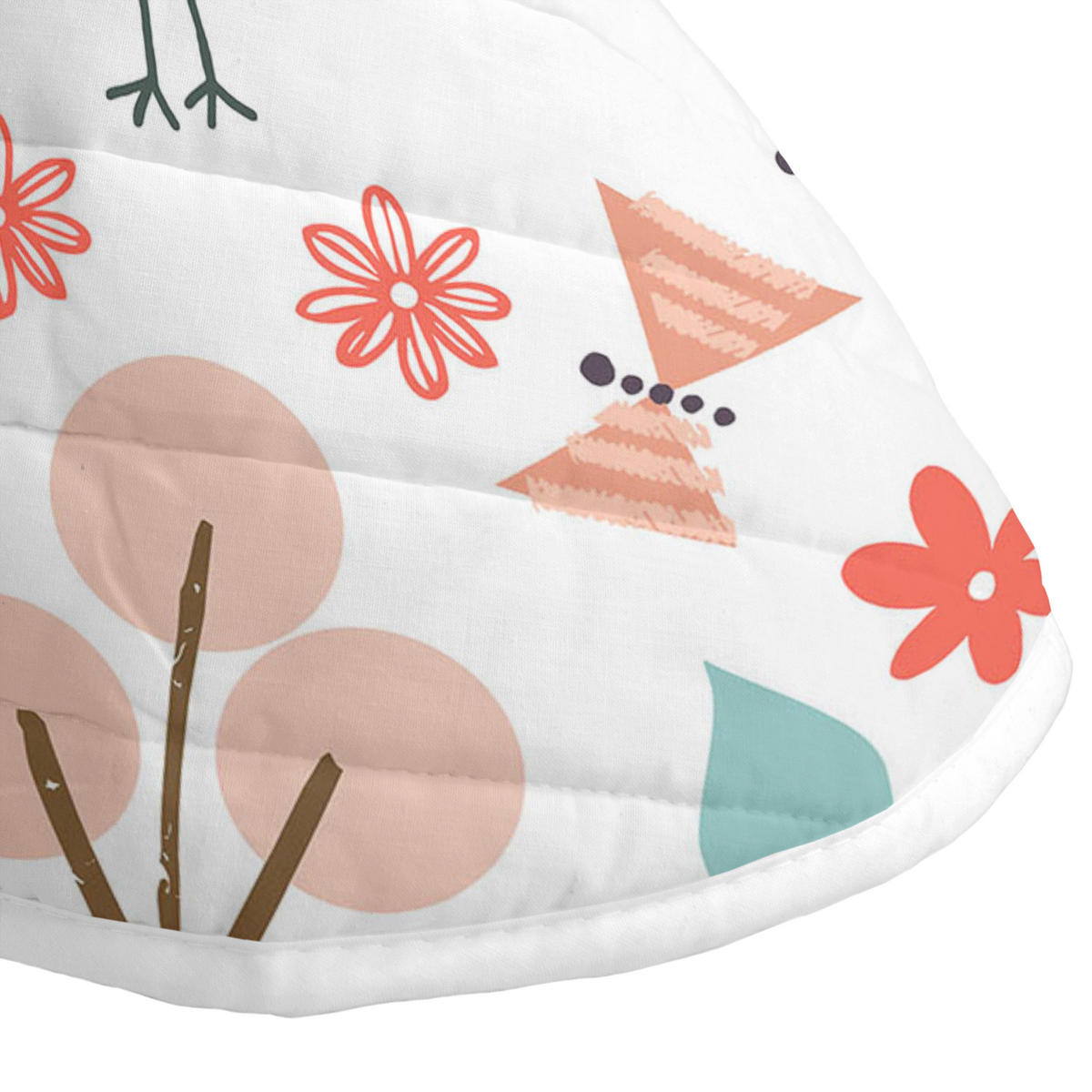 TAGESDECKE woodland 180x260 cm (bett 80/90/105) mehrfarbig - Multicolor, Textil (180/260cm) - Happy Friday