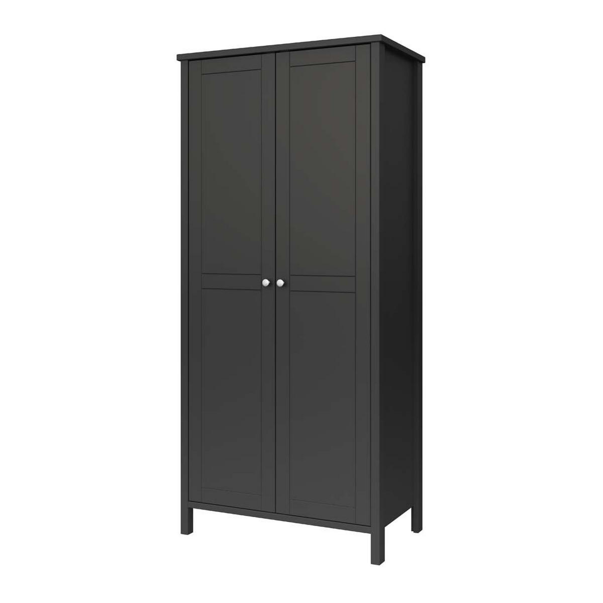 KLEIDERSCHRANK Tromsø Mokka lackiert 267/50/195 cm - Mokka, Holzwerkstoff (267/195/50cm) - ebuy24