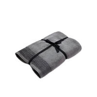 DUSCHTUCH Soothing Shadows, 70x140cm, Baumwolle, Dunkelgrau - Dunkelgrau, Textil (70/140cm) - SOWL