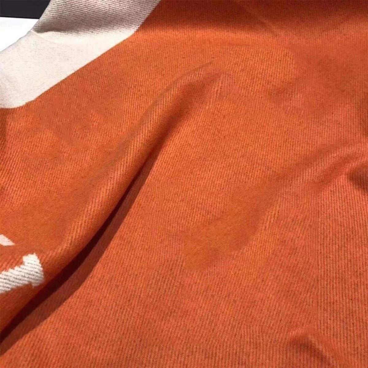 WOHNZIMMERDECKE - 130 x 180 cm - Orange - Orange, Textil (130/180cm)