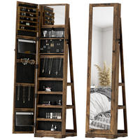 STANDSPIEGEL DE-18887 Braun Rustikal - Braun, Holzwerkstoff (38/160/38cm) - ComfortXL