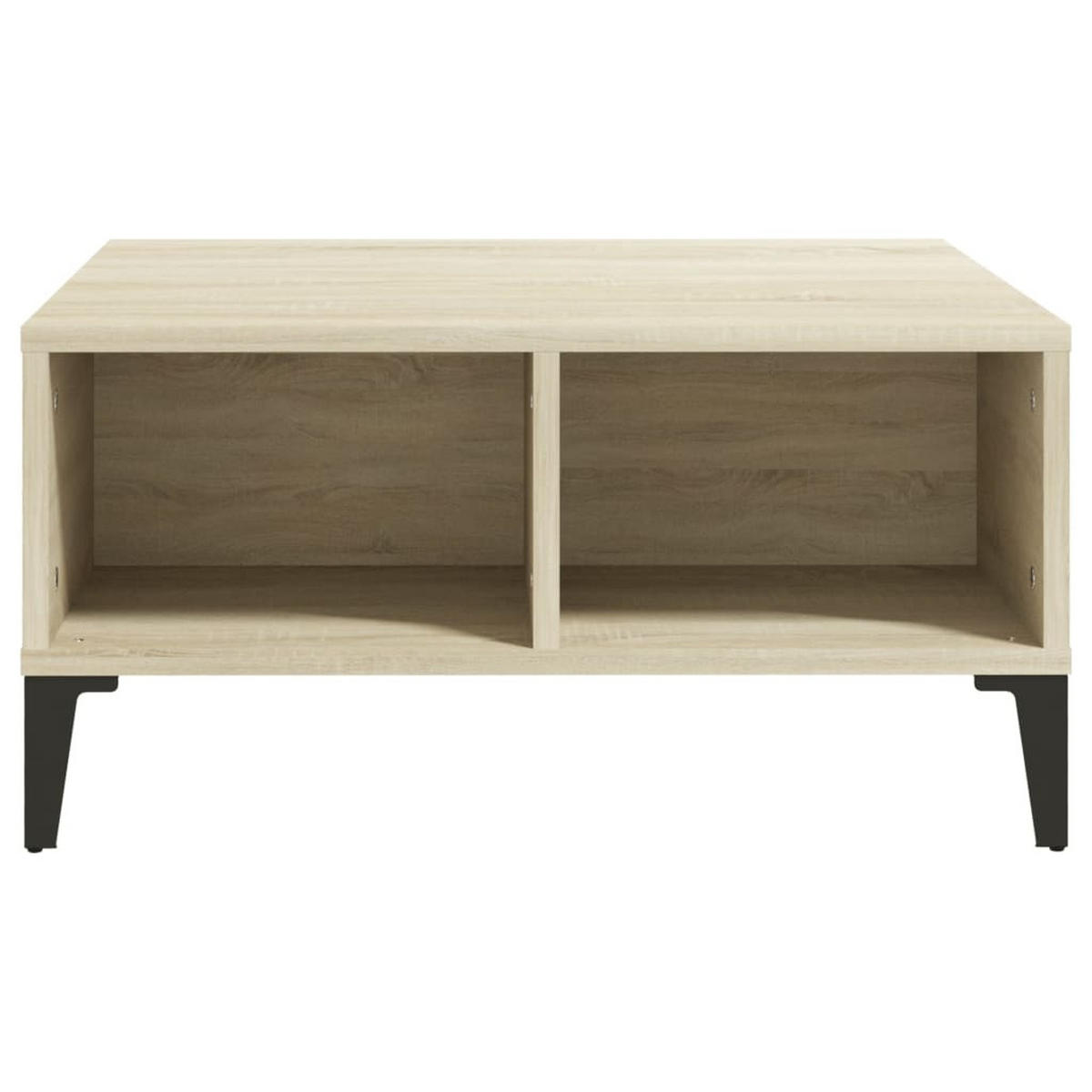 COUCHTISCH Sonoma-Eiche 60x60x30 cm Holzwerkstoff - Braun, Holzwerkstoff (60/60/30cm) - furnicato