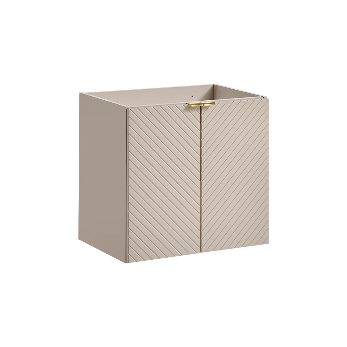 WASCHTISCHUNTERSCHRANK 60cm Manoa Kaschmir - Beige, Holzwerkstoff (60/59/40cm) - Petits-meubles