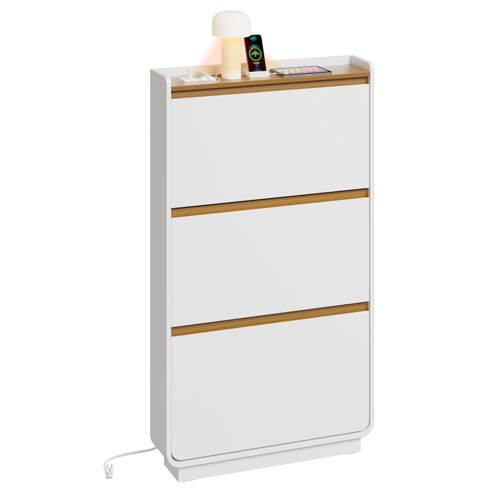 SoBuy Schuhschrank Ahorn 15x126x72 cm