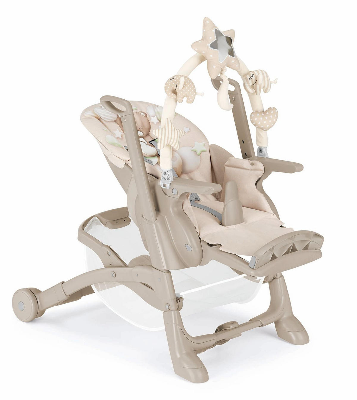 HOCHSTUHL Istante für 0-36 Monate | Beige | 8-fach höhenverstellbar - Beige, Kunststoff/Textil (59/29/110cm) - Cam il Mondo del Bambino S.p.A.