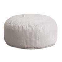SITZSACK ROLLER White Dove - Weiß, Textil (70/40/70cm) - Dreamroots