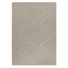 TEPPICH Outdoor Flachgewebe Boho-Muster Polypropylen Küche Beige Rechteckig 200x290 - Beige, Textil (200/290cm) - KADIMA DESIGN