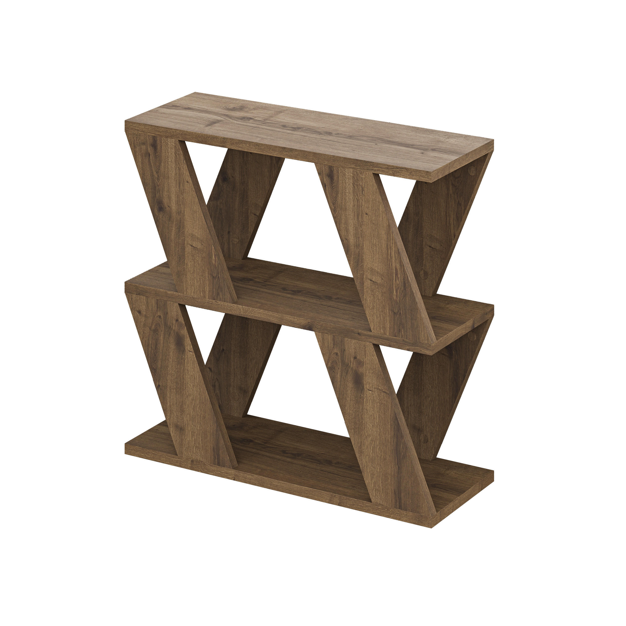 BEISTELLTISCH Lazena Dunkle Eiche 60/21,2/55,4 cm - Walnussfarben, Holzwerkstoff (21.2/60/55.4cm) - Decortie