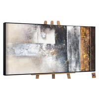 GEMÄLDE Erfolg Schattenfugenrahmen Schwarz 200x100 cm - Schwarz, Holz (200/100cm) - YS-art gallery