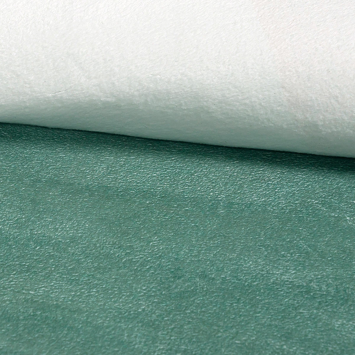 TEPPICH Bova Scudo Mazovia Unregelmäßige Form 120x160cm Weiß Grün Abstrakt Kurzflor - Weiß, Textil (120/160cm) - Mazovia