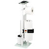 STAND-WC-GARNITUR 4IN1, weiß - Weiß, Metall (28/67/20cm) - eluno