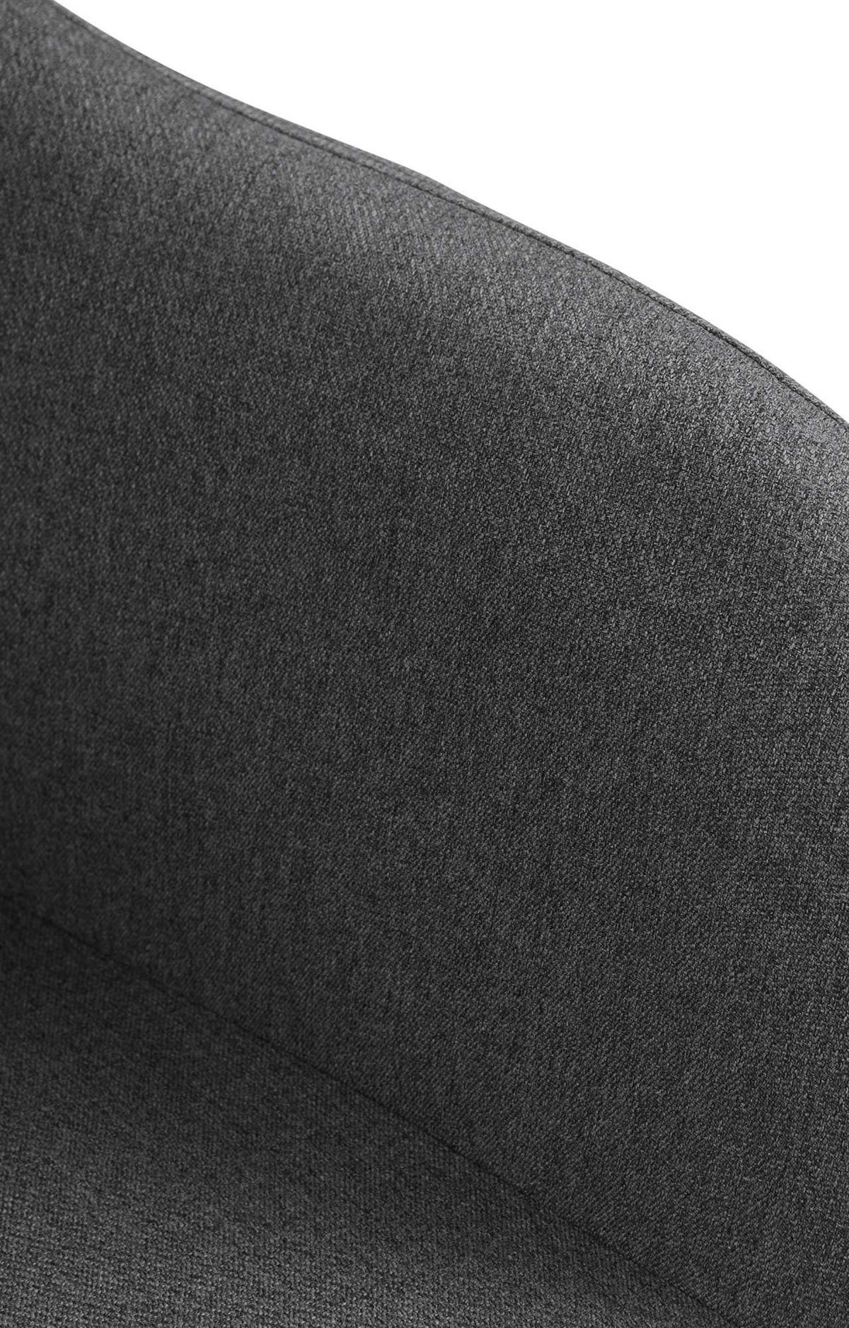 BARHOCKER Stoff dunkelgrau - Dunkelgrau/Weiß, Textil (57/97/59cm) - CLP