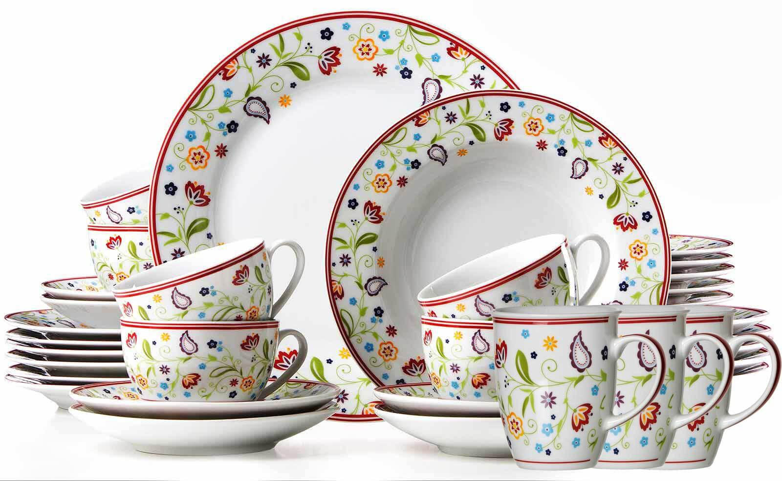 KOMBISERVICE Shanti Doppio bunt - Multicolor, Keramik (2/2/2cm) - Ritzenhoff Breker