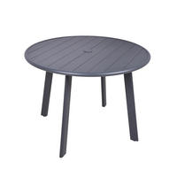 GARTENTISCH Kevin Terrassentisch - Anthrazit, Metall (101.5/101.5/72cm) - DELUKE