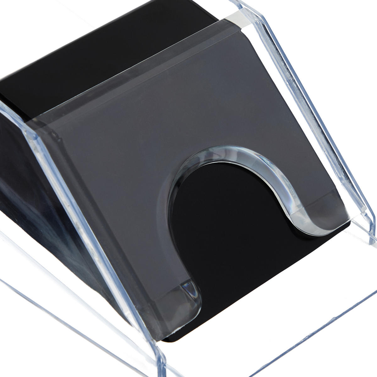 KARTENSCHLITTEN - Transparent, Kunststoff/Metall (10/29cm) - Relaxdays