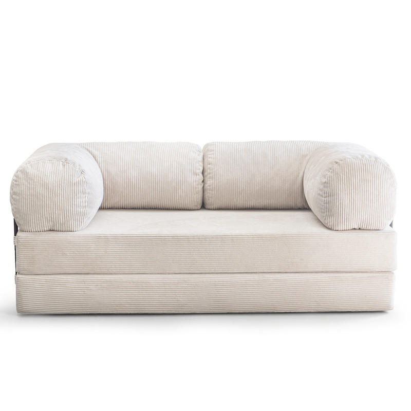 Idohome Schlafsofa Creme 200x86x100 cm