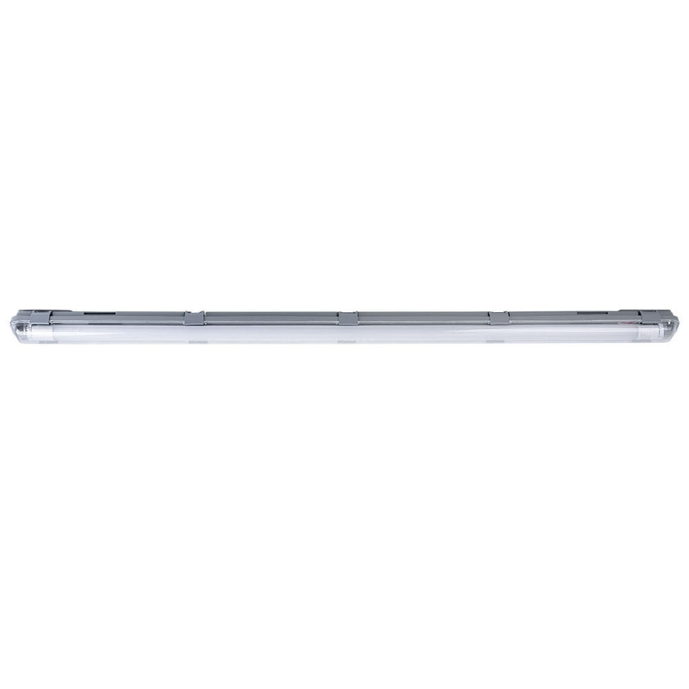 LED DECKENLEUCHTE Grau Modern - Grau, Kunststoff (157.6/6.8/5.8cm)