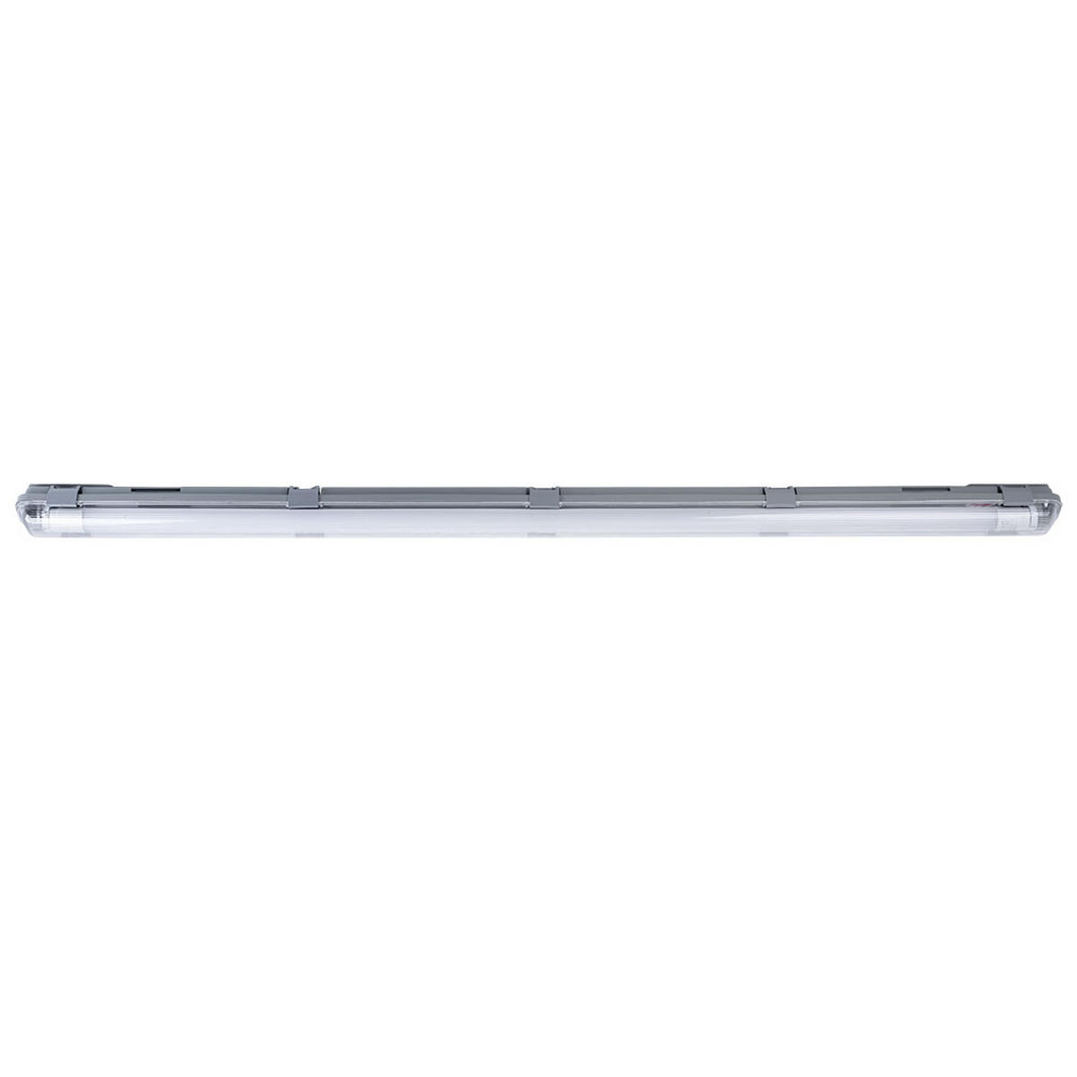LED DECKENLEUCHTE Grau Modern - Grau, Kunststoff (157.6/6.8/5.8cm)