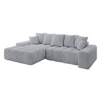 ECKSOFA Ottomane Links ENSI-L - 267x164x88 cm Titanfarben - Titanfarben, Holzwerkstoff/Kunststoff (267/164cm) - ALTDECOR