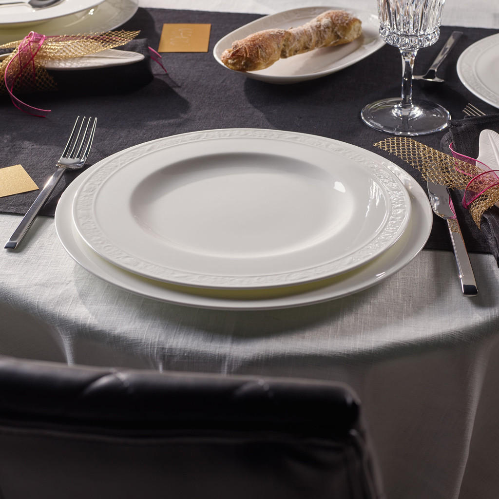 TAFELSERVICE White Pearl weiß 12er Set - Weiß, Keramik (1/1/1cm) - Villeroy & Boch