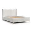 POLSTERBETT Aria 120/200 cm Creme im Neve Stoff - Creme/Naturfarben, Holz/Holzwerkstoff (120/200cm) - AltaBeds