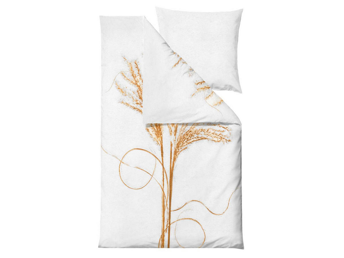 BETTWÄSCHE Botanicals weiß 135/200 cm Bio-Baumwolle - Weiß, Textil (135/200cm) - Södahl