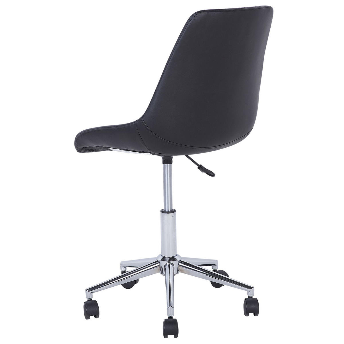 BÜROSTUHL Kunstleder Schwarz Maribel - Schwarz, Textil/Metall (57/83/57cm) - Beliani
