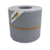 SICHTSCHUTZSTREIFEN Rille Gelocht 30 Prozent PP Streifen Fenstergrau 26m - Hellgrau, Kunststoff (2600/19cm) - ZAUN|ZU