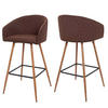 BARHOCKER Braun 2er-Set - Braun, Textil (53/100/50cm) - MCW