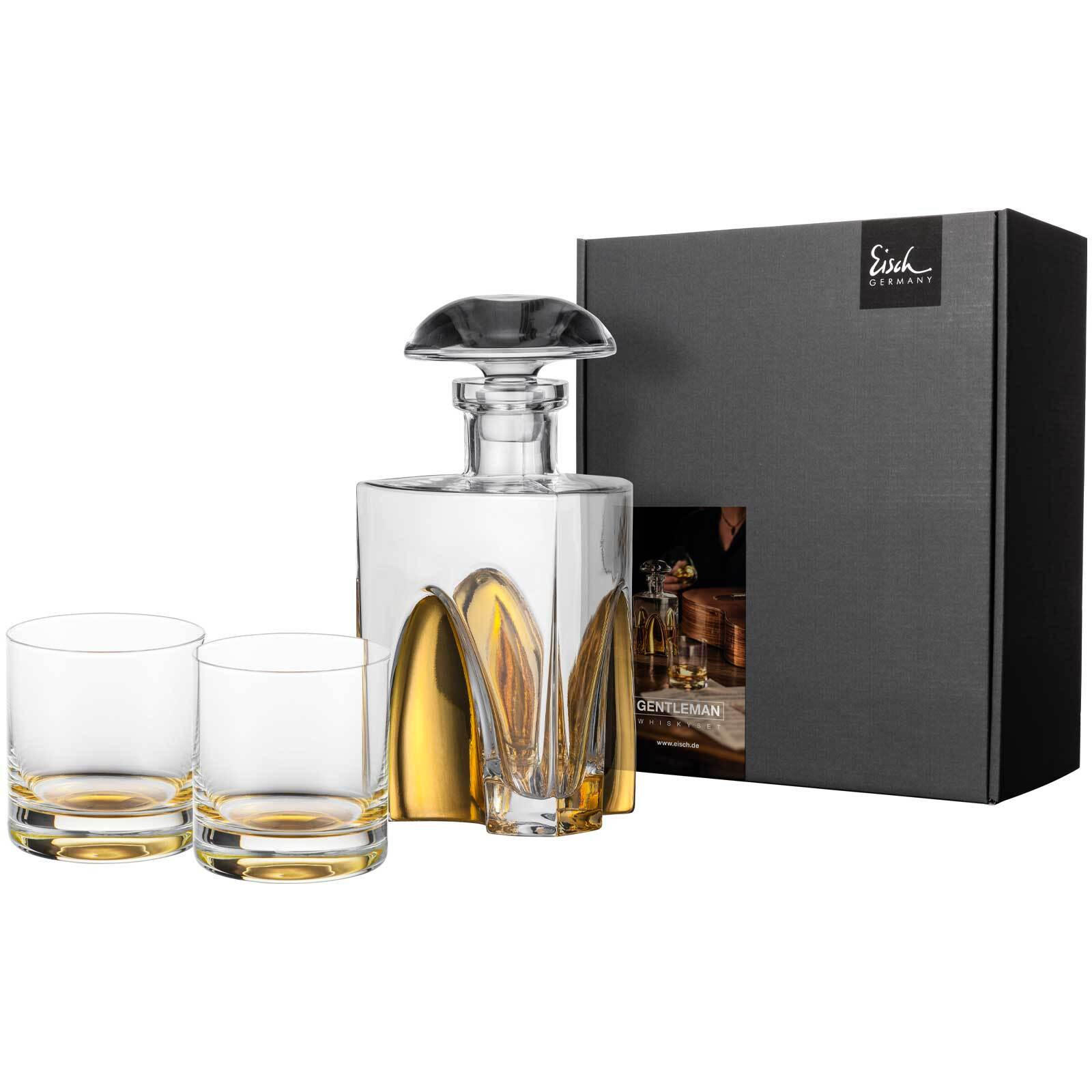 GESCHENKSET Gentleman transparent 3er Set - Transparent, Glas - Eisch